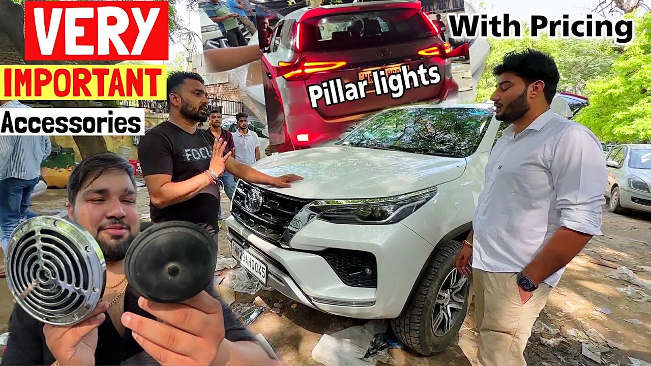 KAROL BAGH का Test : Installing Premium Accessories in FORTUNER 2023