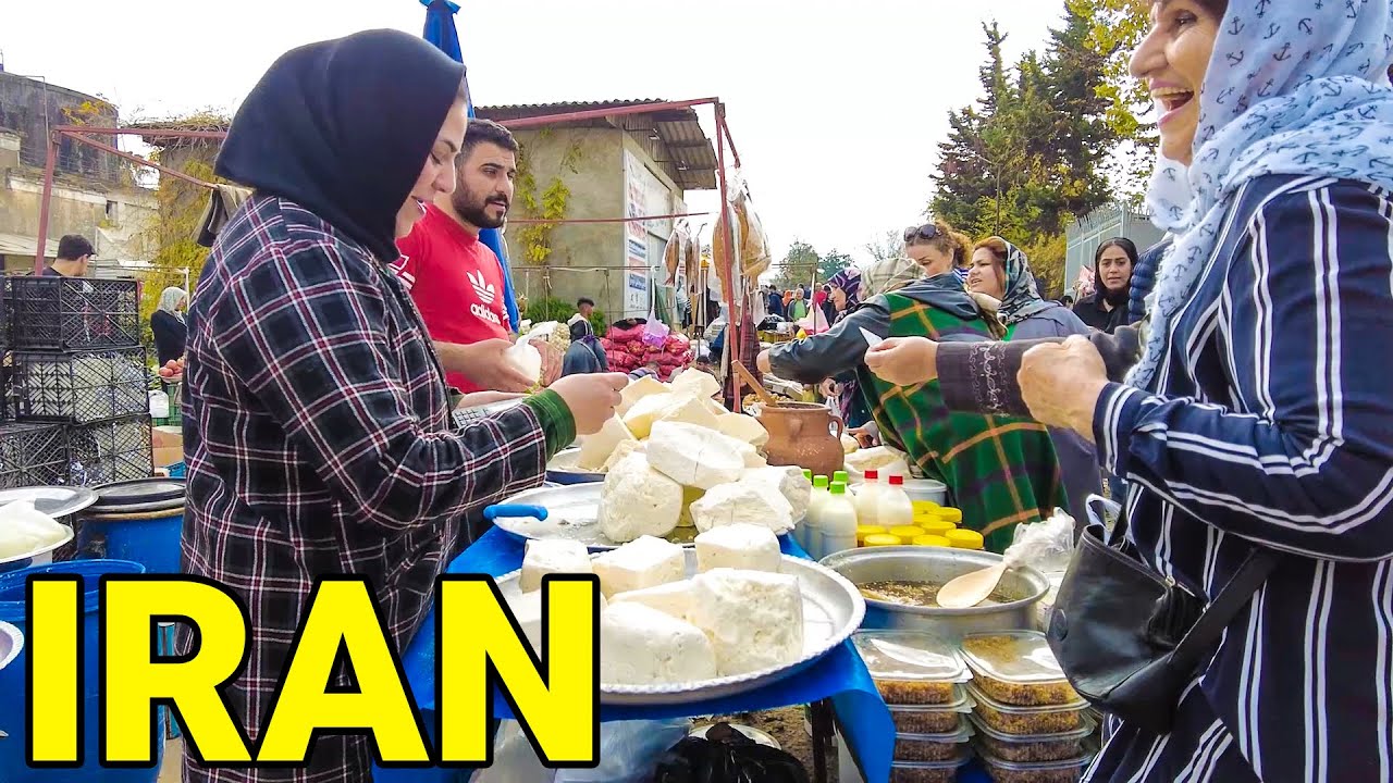 Традиционный утренний рынок Ирана 🇮🇷 Теплое гостеприимство местных жителей