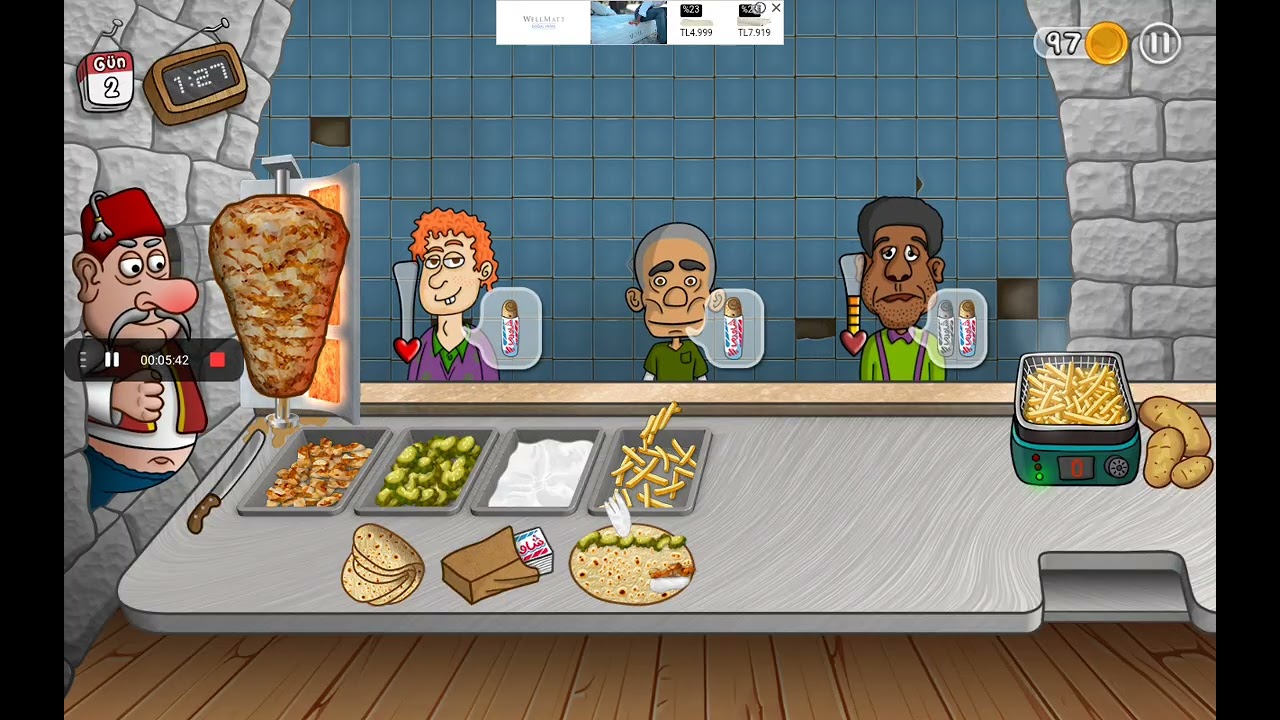 Döner efsanesi oynadım😛😛😛😛😛😄😄😄