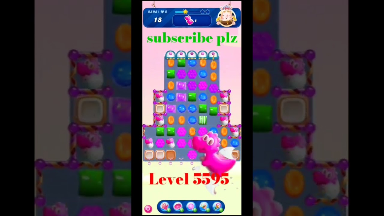 candy crush Saga level 5595