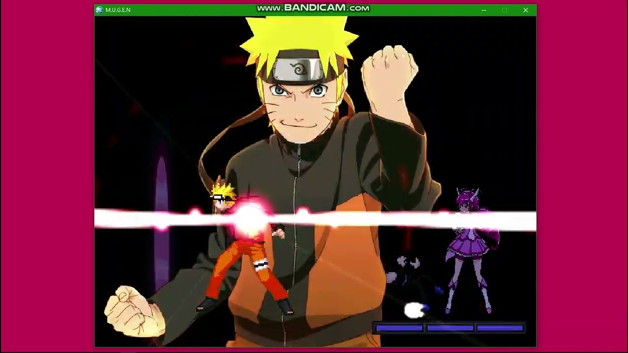 MUGEN REQUEST:Cure happy and Madoka Kaname vs Naruto Uzumaki and Yuya Fungami|MUGEN ALL STARS 1.1B🎮
