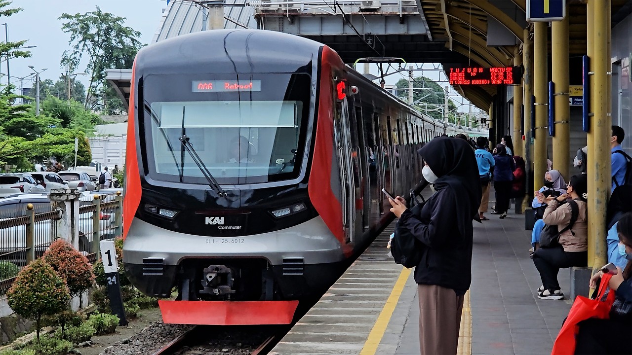 [4K] Stasiun Kranji: Kompilasi Kereta JR 205, CLI-125, CC 203, CC 206 | KRL Commuter Line (3/4)