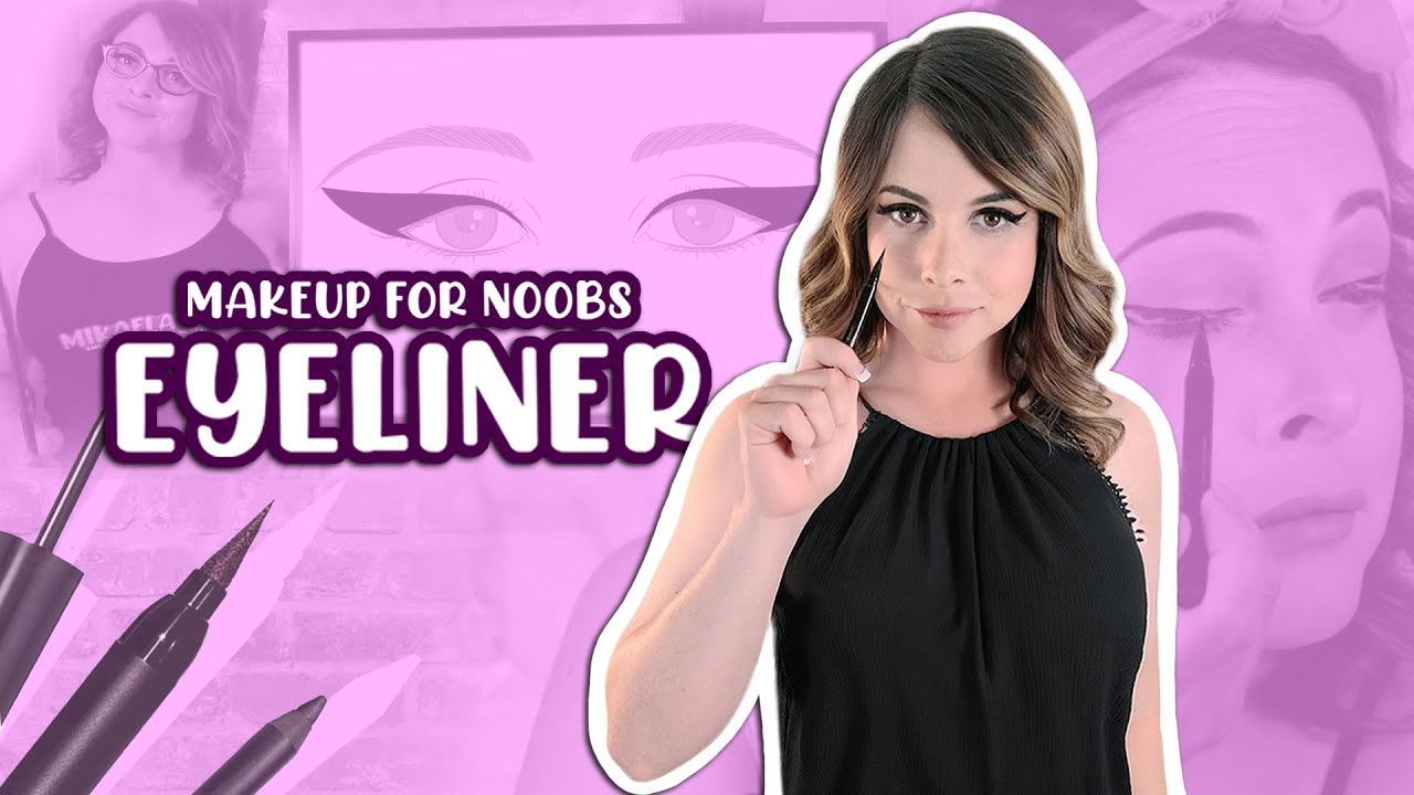 Makeup For Noobs | Eyeliner Tutorial | Hooded Eyes | MikaelaVille