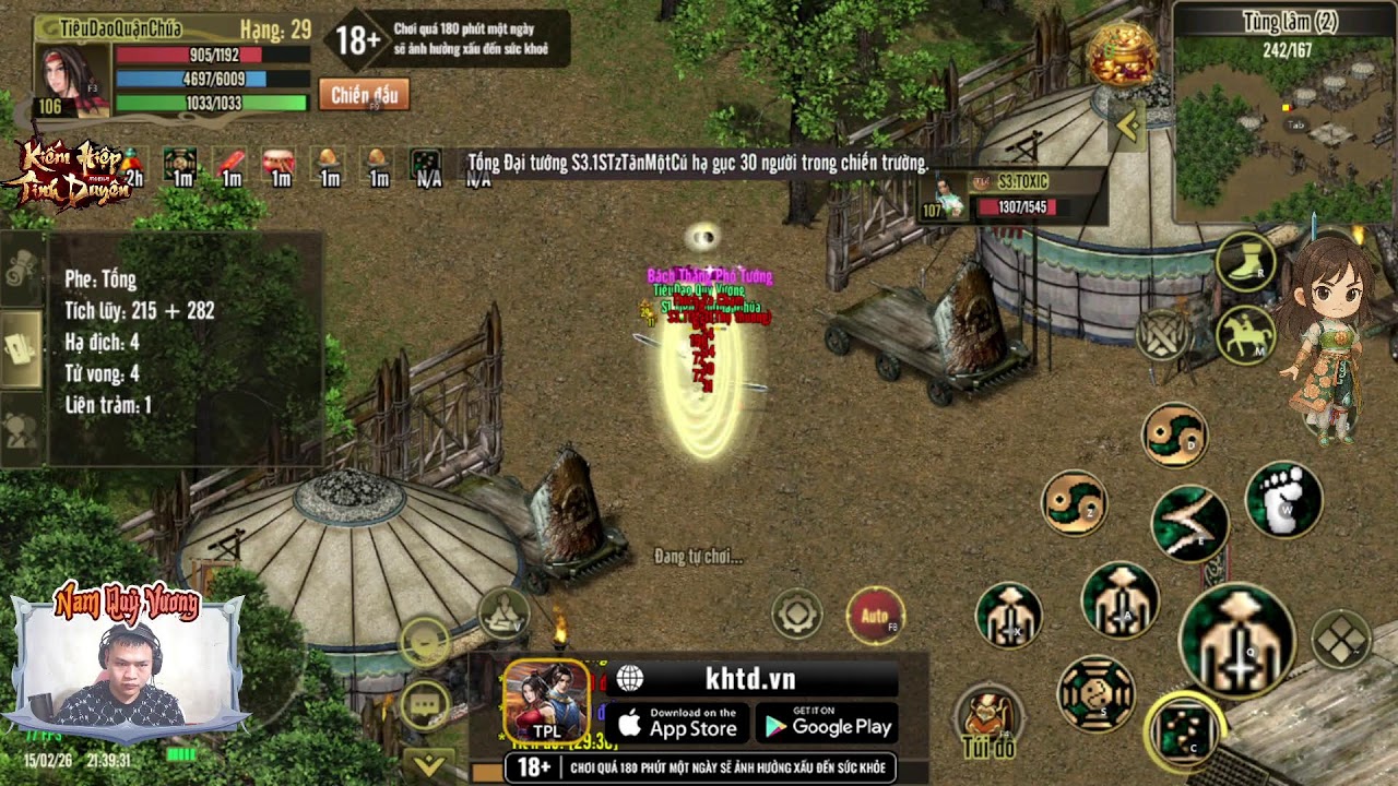 Thử Nghiệm Vân Long Kích Kích Tốc 30 Đủ Mốc Tốc 126 - Kiếm Hiệp Tình Duyên TPL