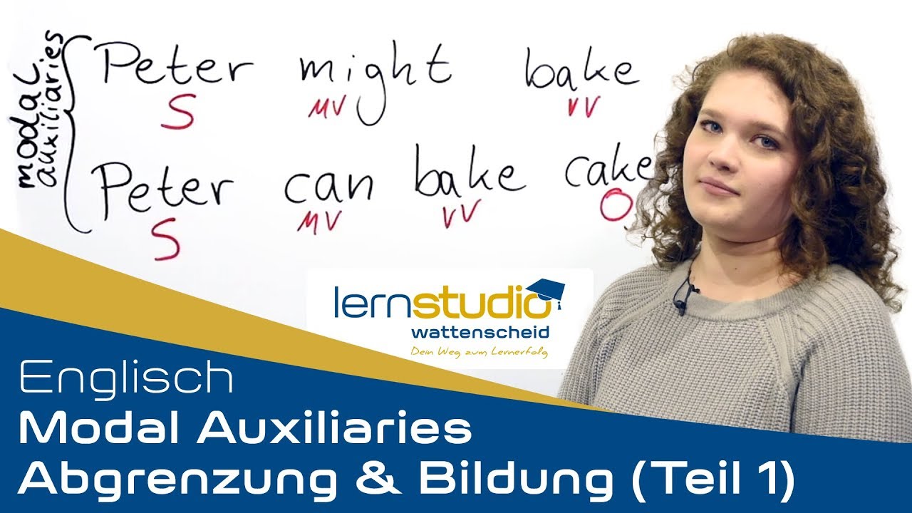 Modale Hilfsverben (Modal Auxiliaries) Teil 1 - Abgrenzung & Bildung - Englisch Nachhilfe