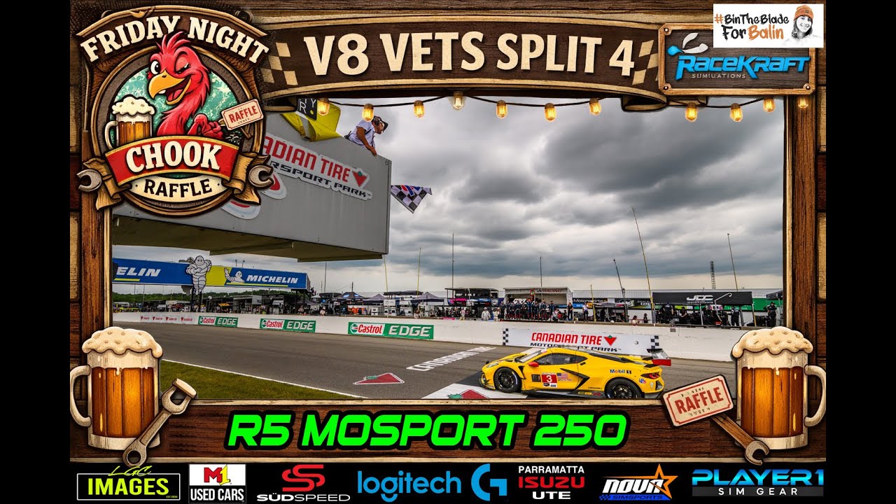 RaceKraft Simulations V8 Veterans //  S26 // S4 // RND5 // MOSPORT 250