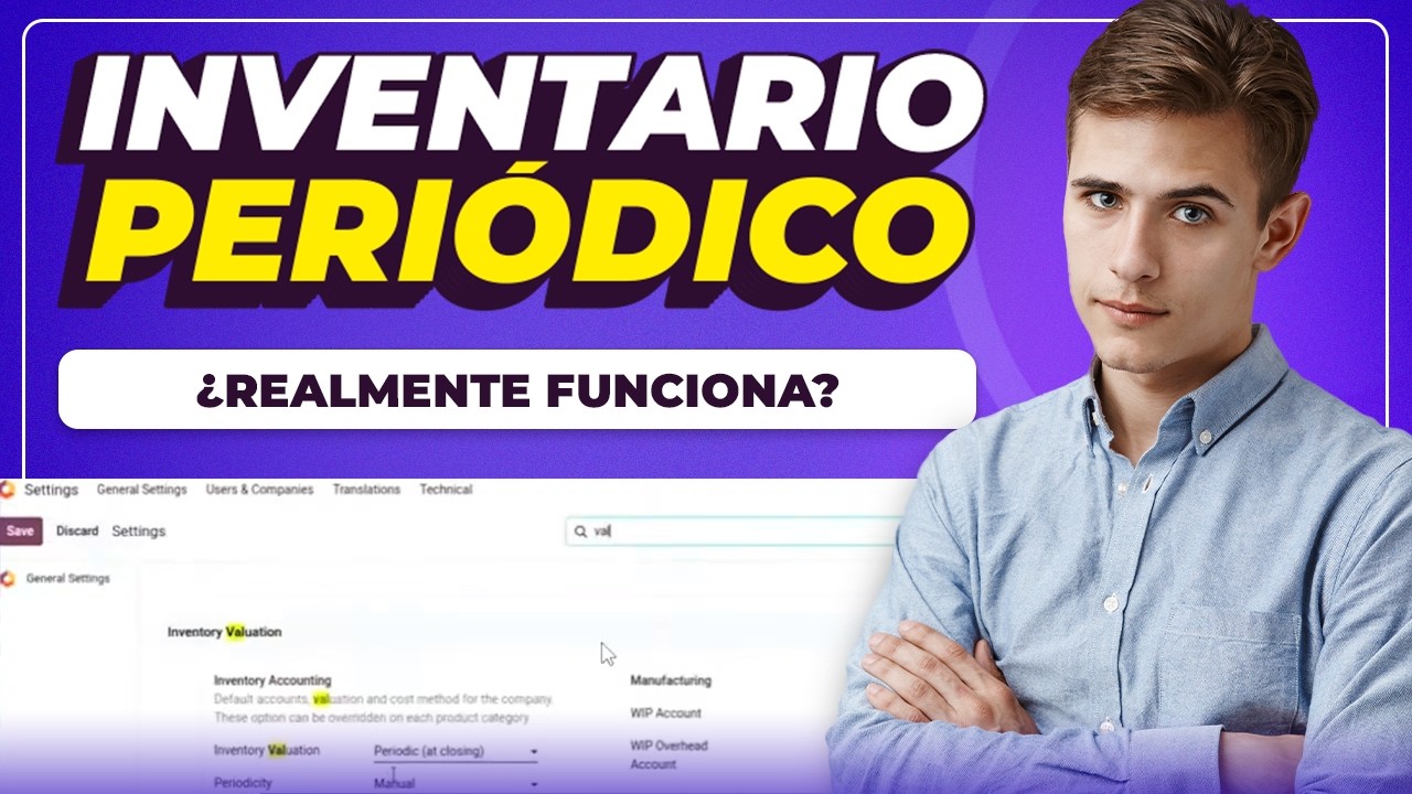 Reaccionando sobre las novedades de inventario periódico en Odoo 19