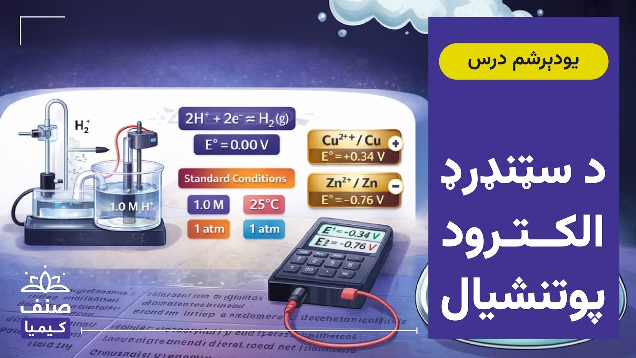 صنف - یوولسم صنف کیمیا -31 درس: د ستندرد الکترود پوتنشیال