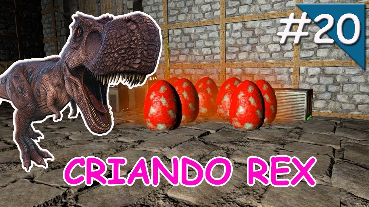 ARK: Survival Evolved #20 - Criando REX - Servidor Oficial PvE