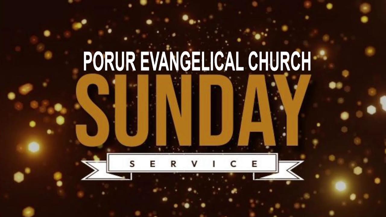 Sunday Service | 11.01.2026 | REV.A.M David | Porur Evangelical Church
