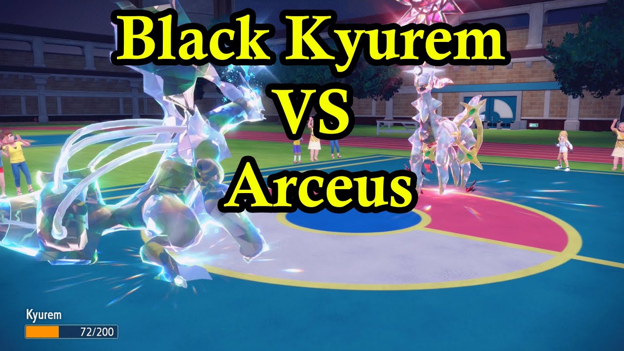 Arceus and Black Kyurem in Pokemon Scarlet and Violet Ranked Battles