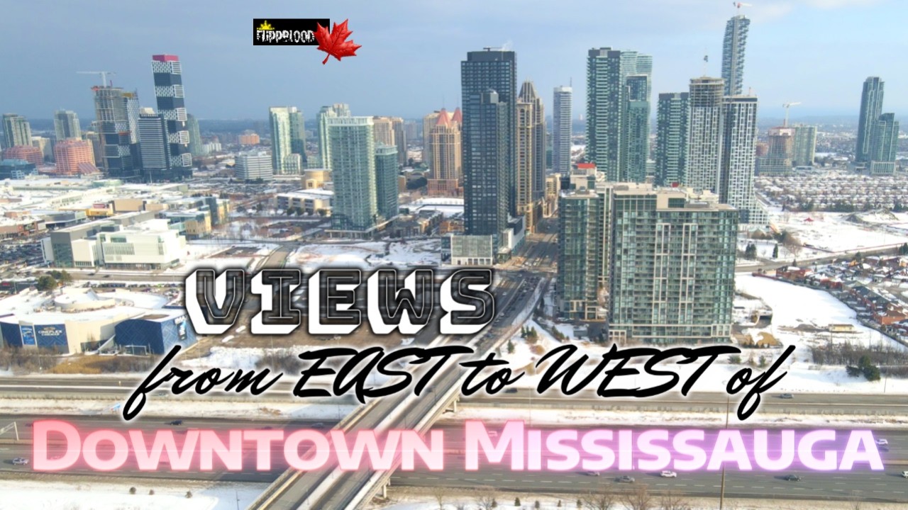 Flying East to West Over DOWNTOWN MISSISSAUGA  ||  CANADA 🍁 2026
