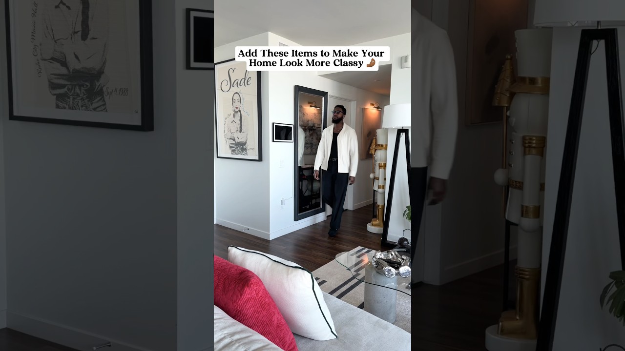 Items to make your apartment look more classy without breaking the bank.