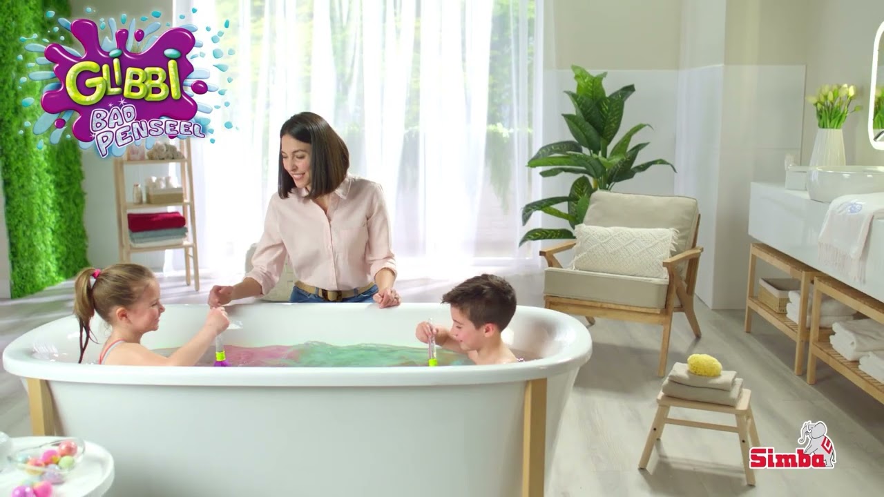 Glibbi BadPenseel en Glibbi Boom Badplezier Badbom