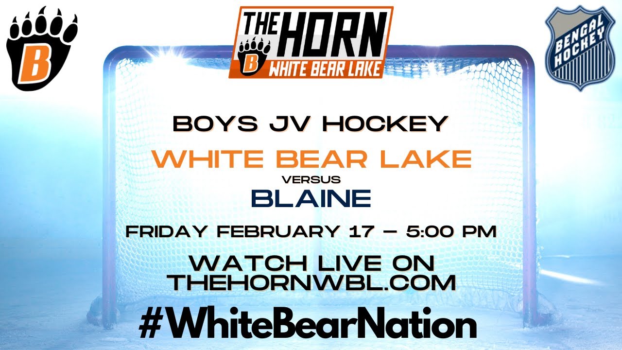 Boys JV Hockey: White Bear Lake vs. Blaine
