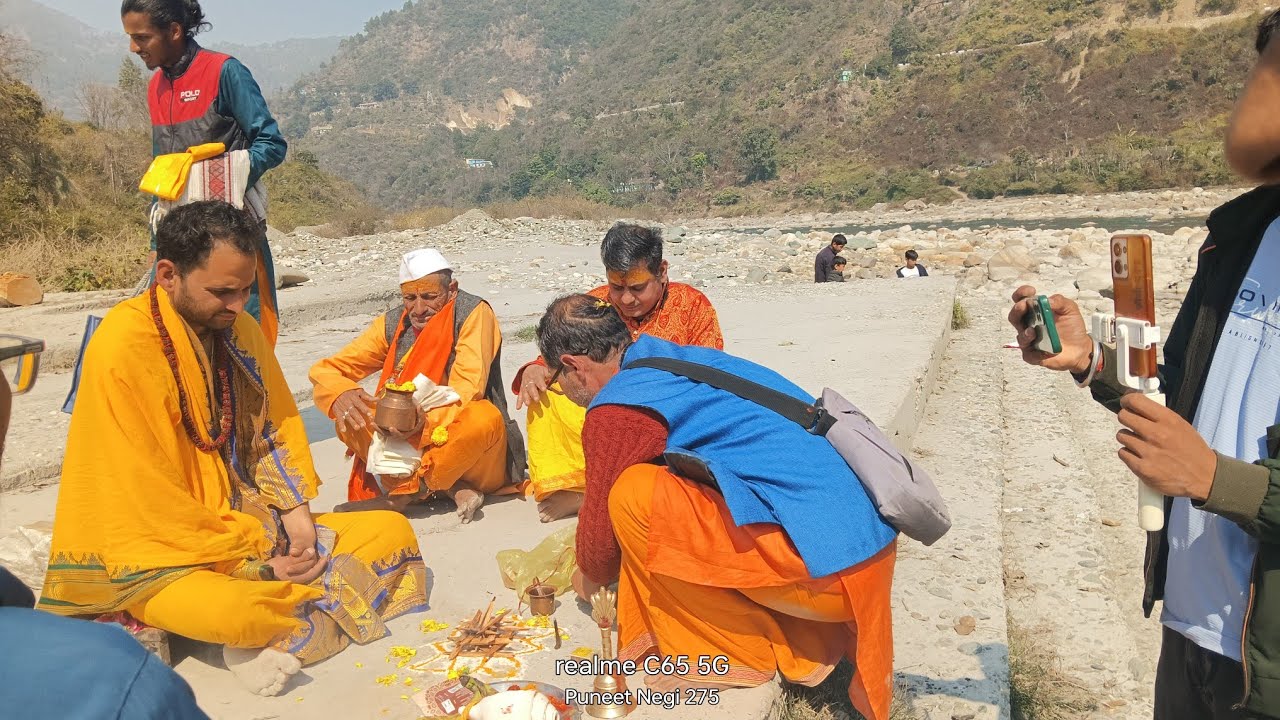 आज है मां चंडिका देवी मंदिर में भागवत का अंतिम दिवस और व्यास जी का स्नान 🙏❣️