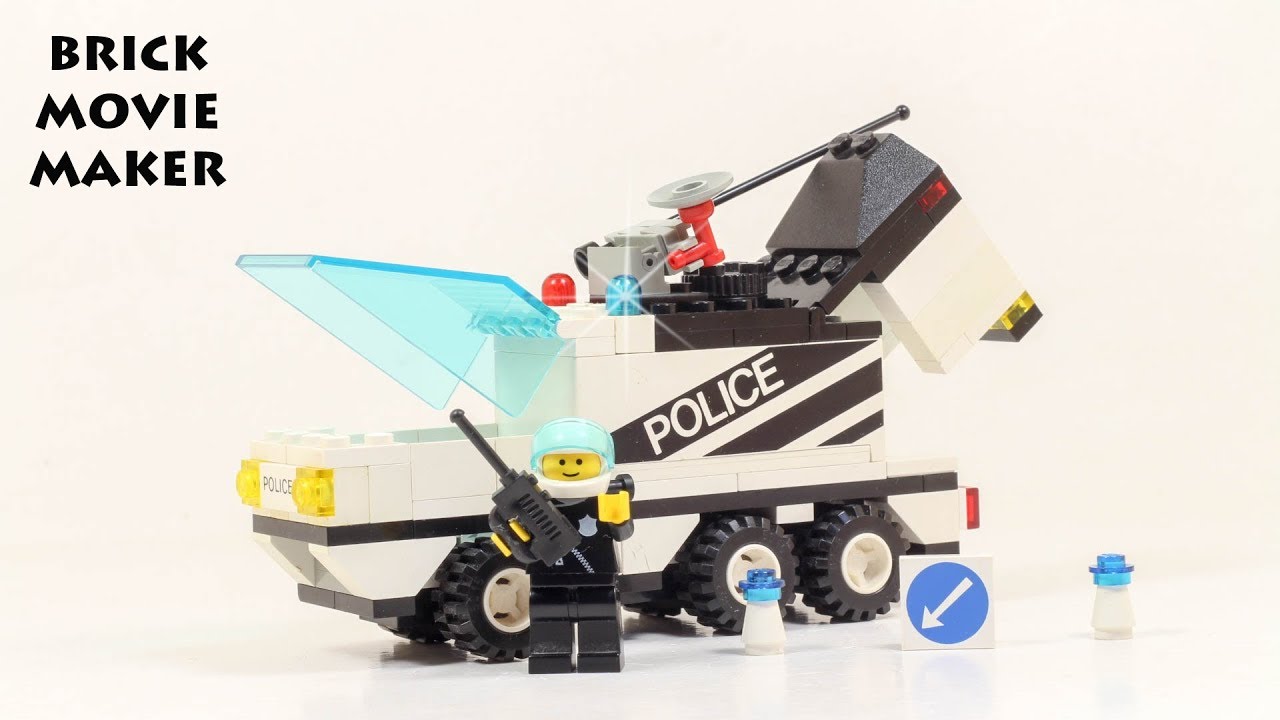 Lego 6430 9V Police Night Patroller / Polizei Spezial Einsatzwagen speed Build