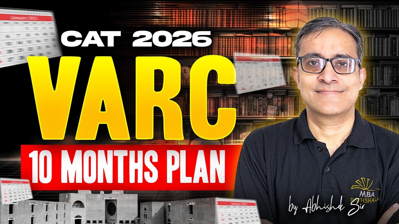 CAT VARC 2026 | 10 Commandments for 99+ Percentile | Abhishek Sir | MBA Pathshala #cat2026
