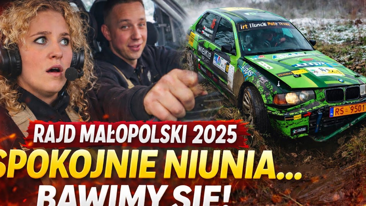 [ Spokojnie Niunia ] ONBOARD BMW E36 I.Maciechowski / K.Klaczańska Rajd Małopolski 2025