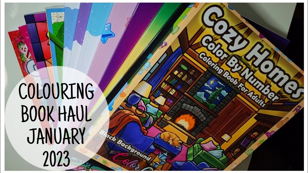 New Adult Colouring Books | January 2023 | COLOURING BOOK HAUL