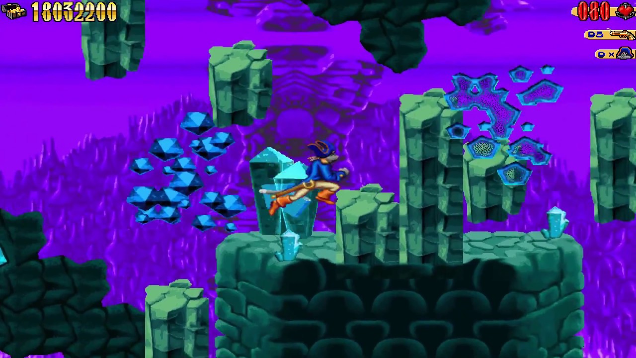 Captain Claw-1.44-The Caverns (Perfect score)