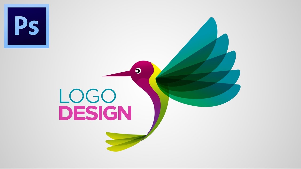 TUTORIAL HOW TO MAKE LOGO DESIGN #Adobe Photoshop CC