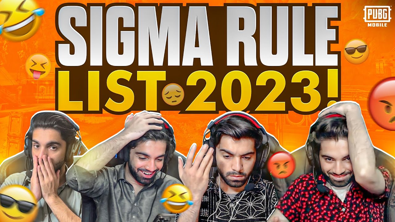 Random Squads | Funniest Ever | 2023 Sigma Rule List  pubg mobile