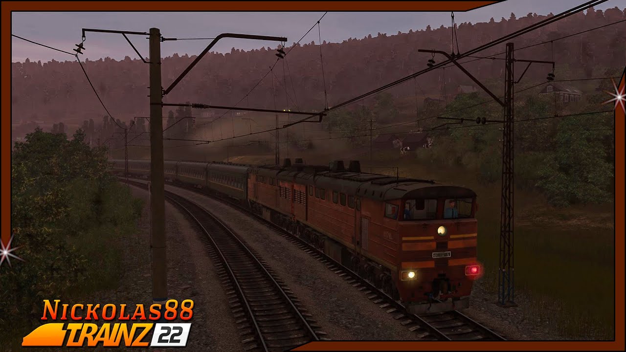 Trainz 22: Утренняя поездка Речная – Бердяуш – Златоуст