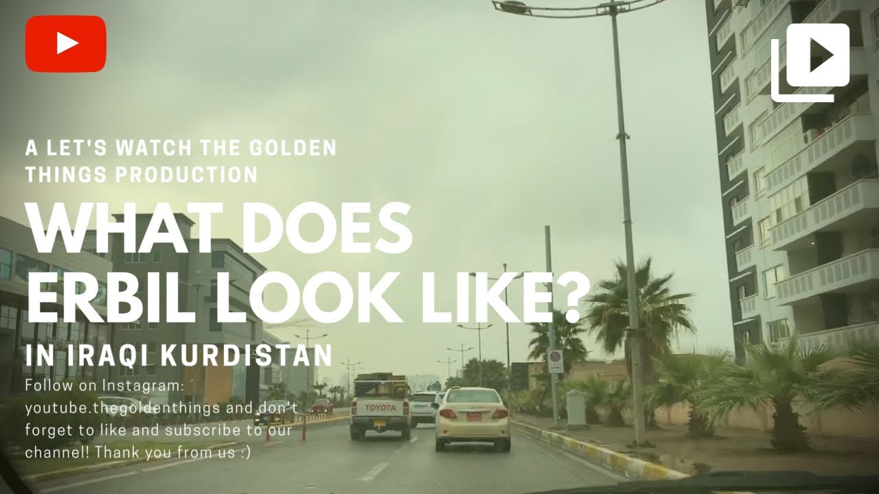DRIVING IN ERBIL #11 | Gulan Street to Du Side Bakhtiaryi