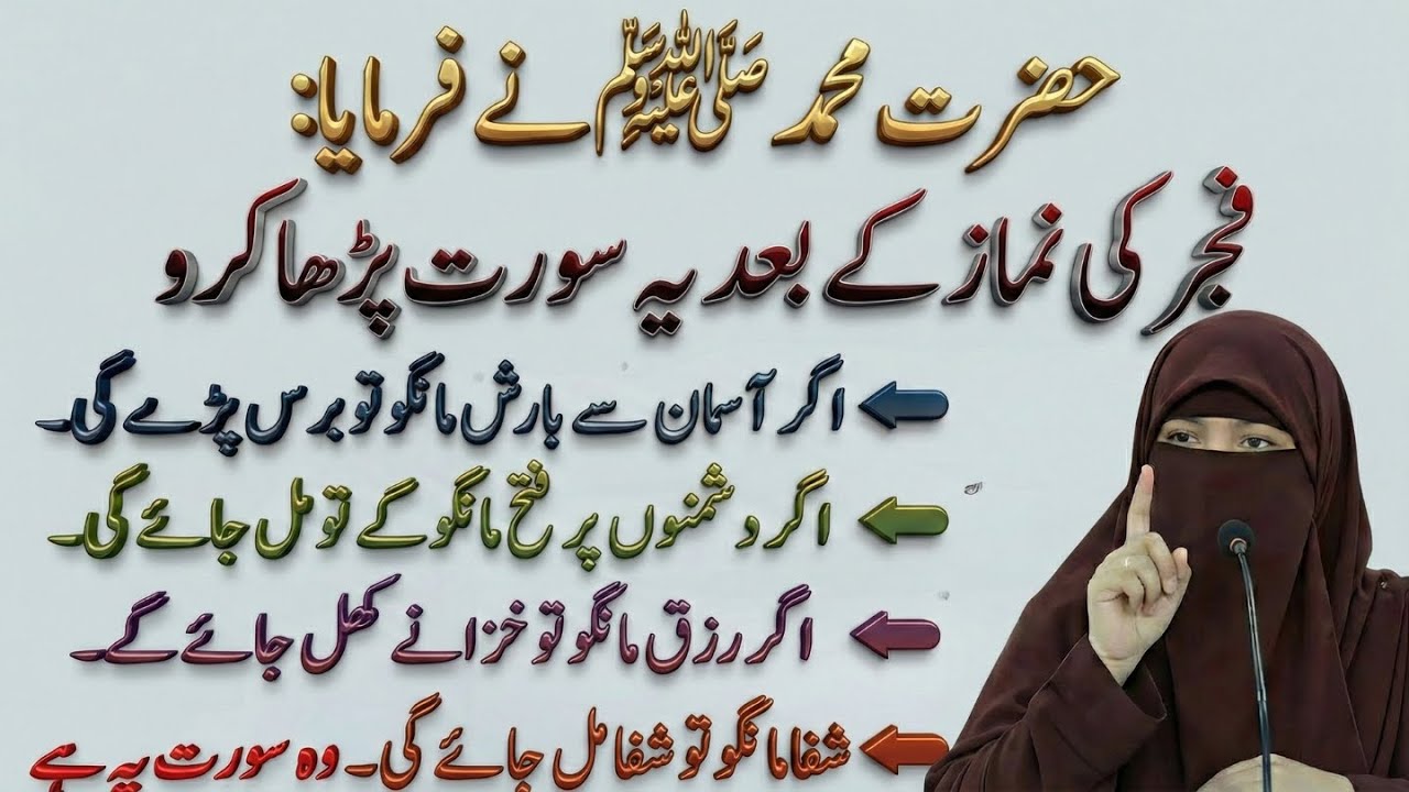 Namaz-e-Fajr Ke Baad Yeh Surat Parhein | Aap Ki Sab Hajaat Pori Ho Jayein Gi | Alishba Bukhari
