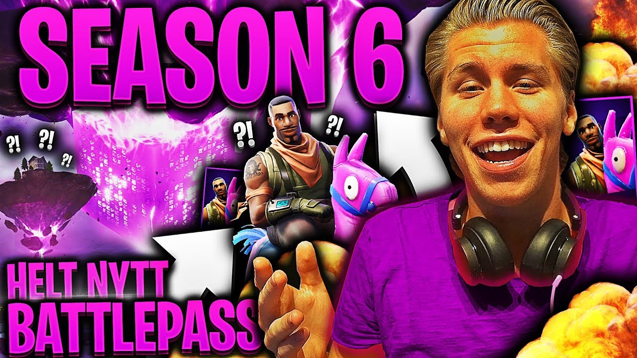 ENDELIG en NY SESONG på FORTNITE 🌪️🔥 **SLIK er SESONG 6 sitt BATTLE PASS**