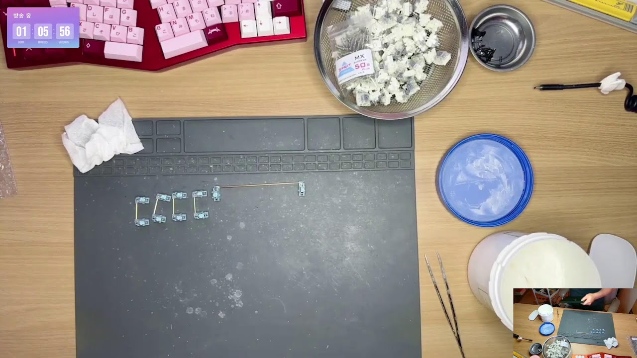 K70 TKL OPX 윤활, 스태빌라이저 교체