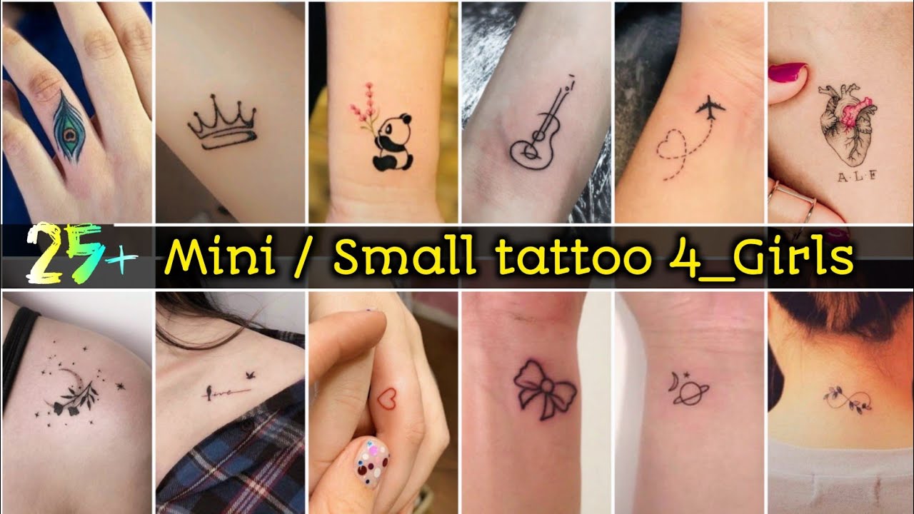 Mini/Small tattoos for Girls | Small tattoo for Women | mini tattoo | small tatoo | girls tattoo