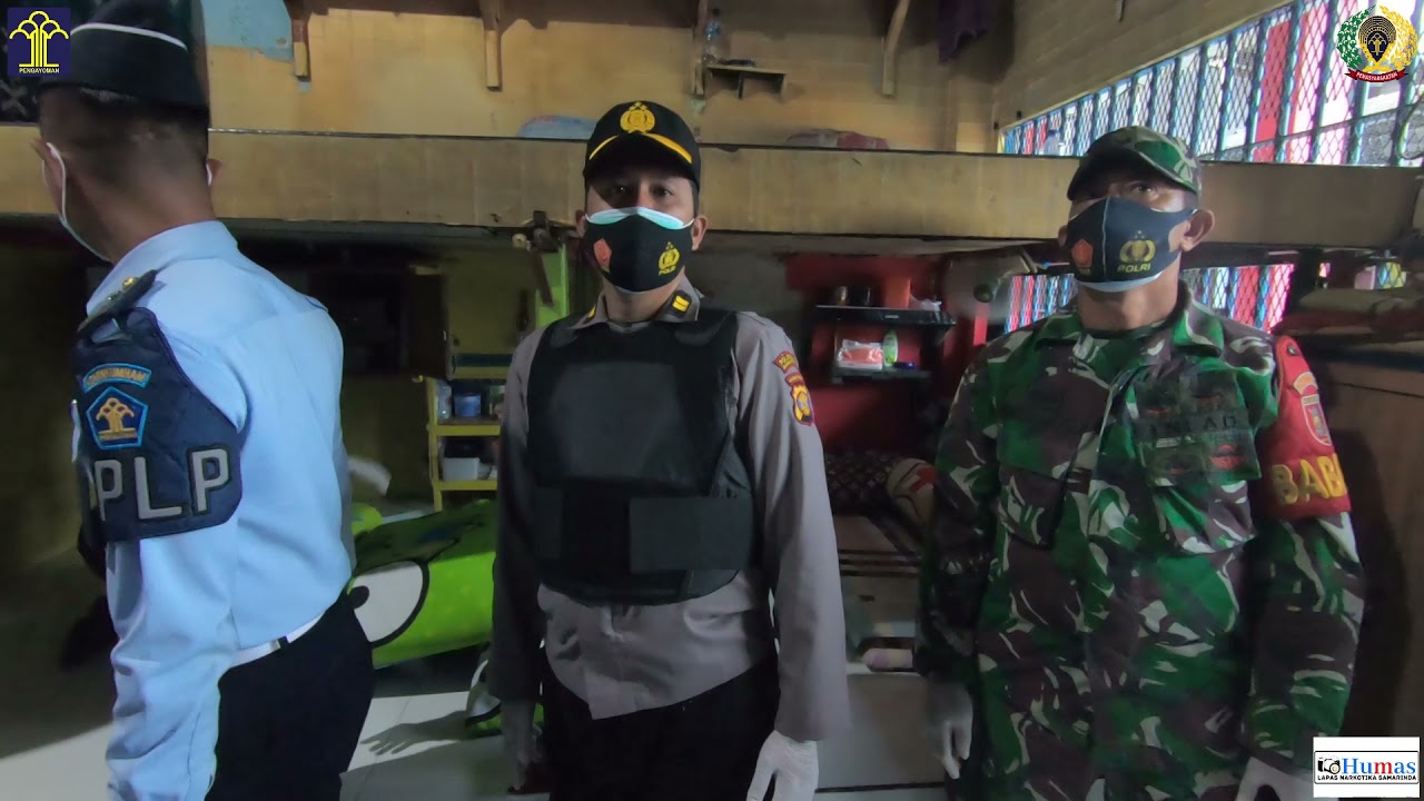 GANDENG APARAT PENEGAK HUKUM, LAPAS NARKOTIKA SAMARINDA MENGGELAR RAZIA BLOK HUNIAN WARGA BINAAN.