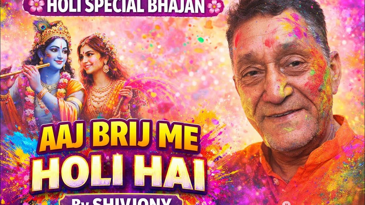 Aaj Brij Me Holi Hai | Holi Krishna Bhajan 2026 | Radha Krishna Holi Song | Shivjony 