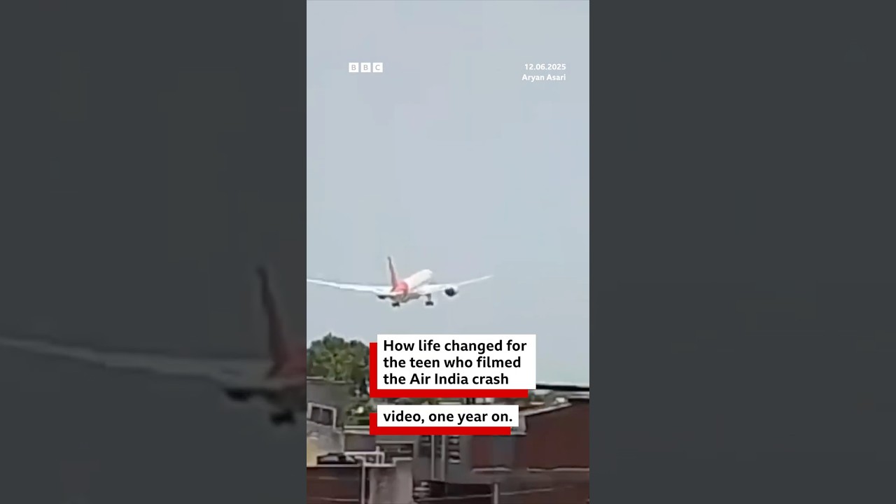 The teen who filmed the Air India crash talks to the BBC, a year on | BBC News India