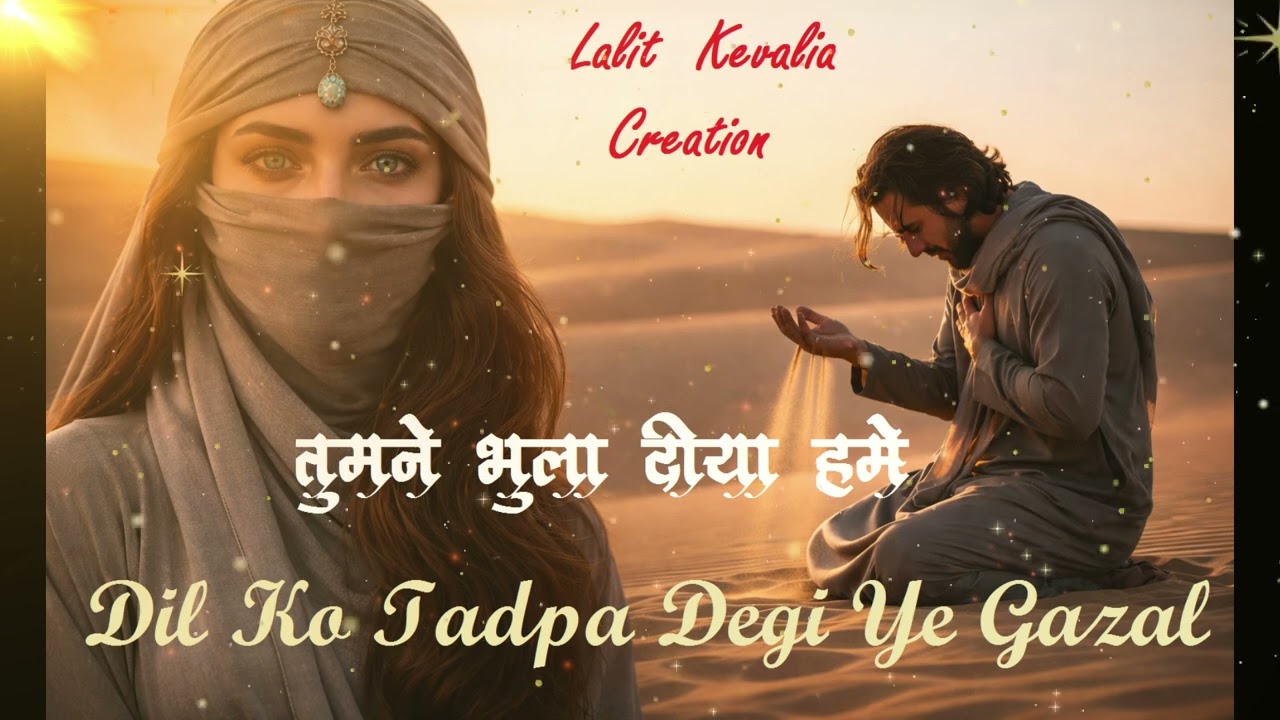 Tumne Bhula Diya Hoga | “तुमने  भुला दिया होगा | Heart Touching Sad Ghazal | Emotional Poetry”