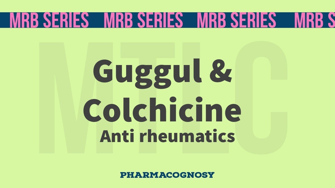 MRB Pharmacist Exam||Pharmacognosy||Anti Rheumatics