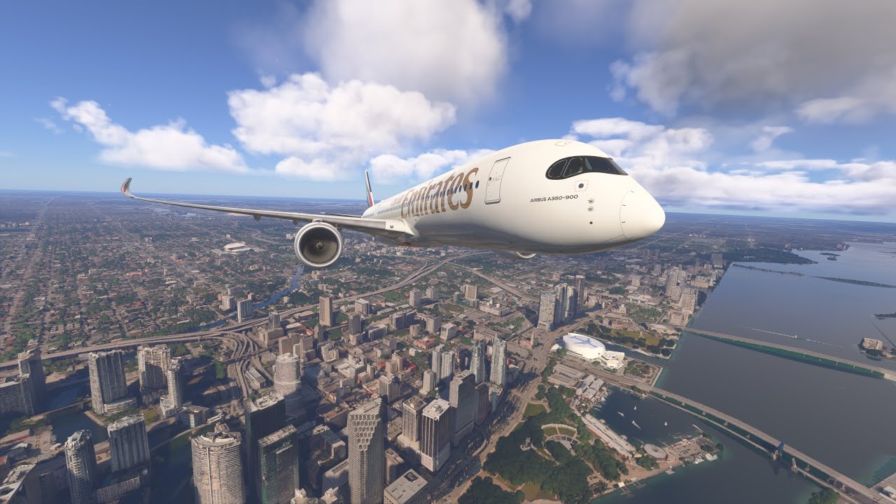 MSFS 2024 | Xbox Series X | Emirates Airbus A350-900 ULR iniBuilds | Full flight Miami to Maldives