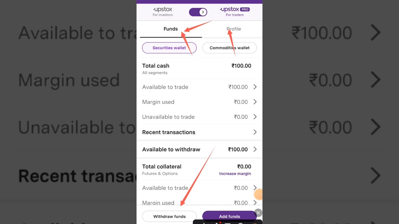 how to withdraw funds in upstox | upstox app se paise kaise nikale #ishupal