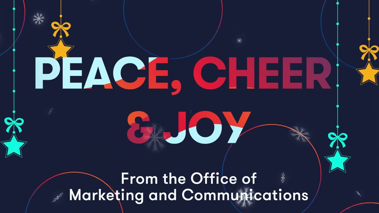 Happy Holidays from the Office of Marketing and Communications