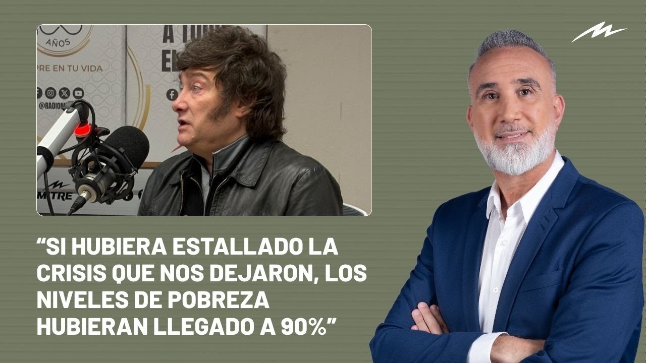 La primera parte de la entrevista a Javier Milei en Radio Mitre