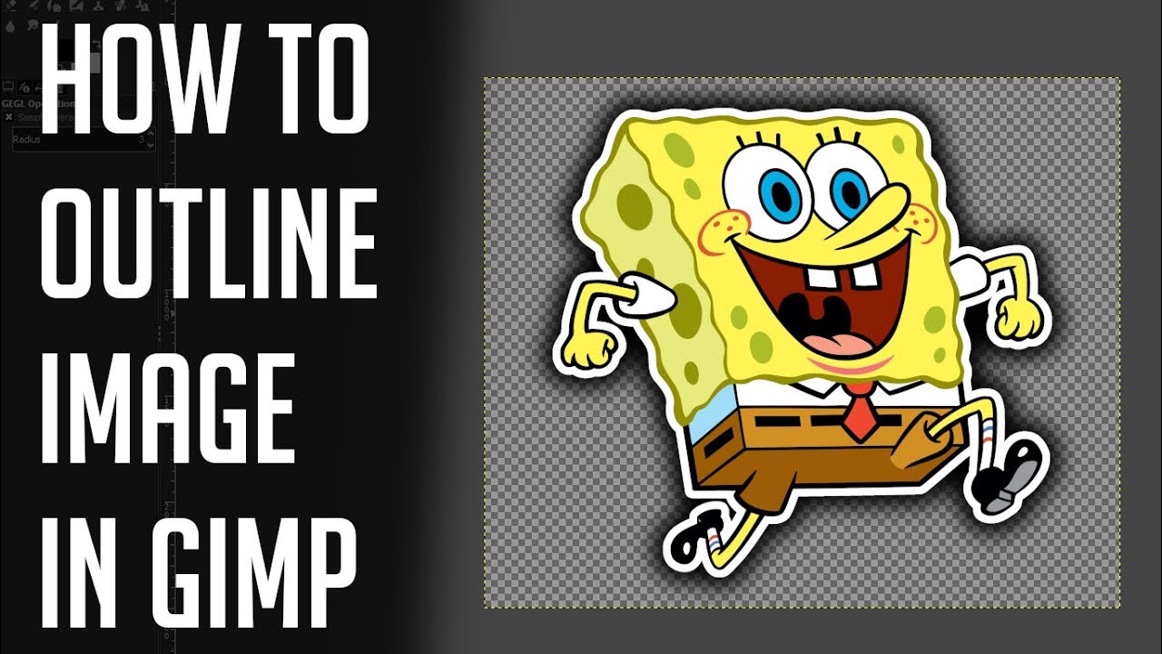How To Outline An Image In Gimp? - Thumbnail Outline Youtube - Outline Picture Tutorial, Guide