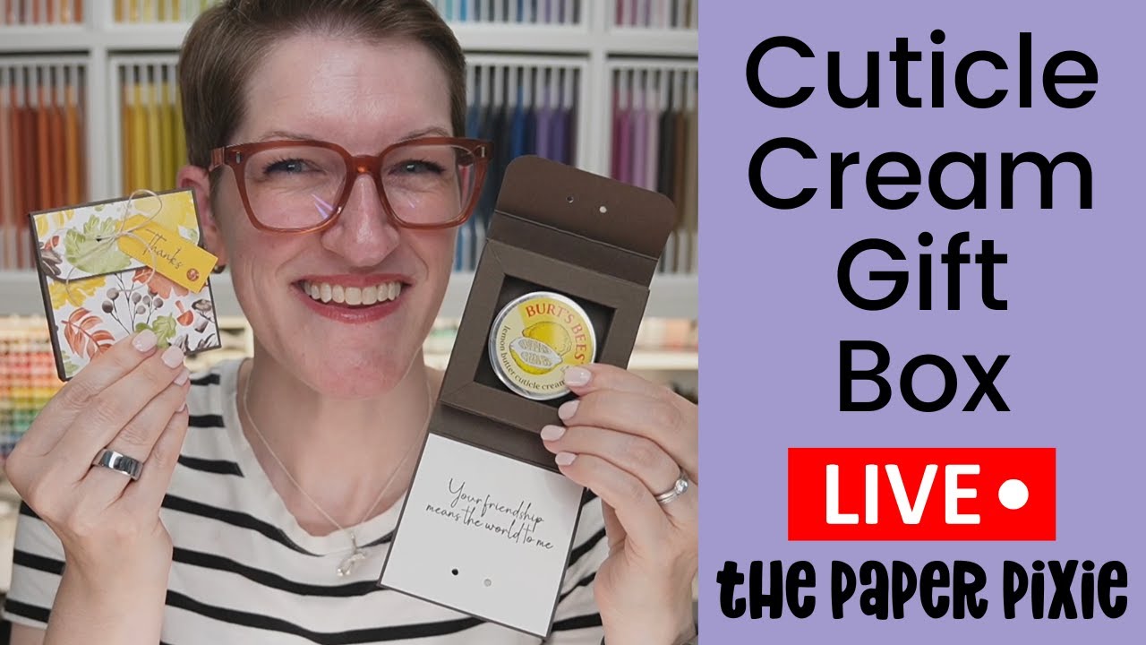 Cuticle Cream Gift Box – Easy DIY Shadow Box Holder for Round Tins | Episode 393