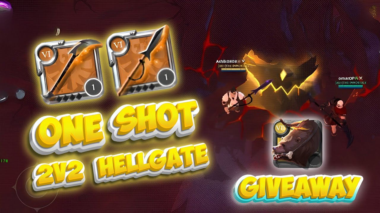 ONESHOT SOUL SCYTHE AND SPIRIT HUNTER GAMEPLAY | 2V2 HELLGATES | ALBION ONLINE