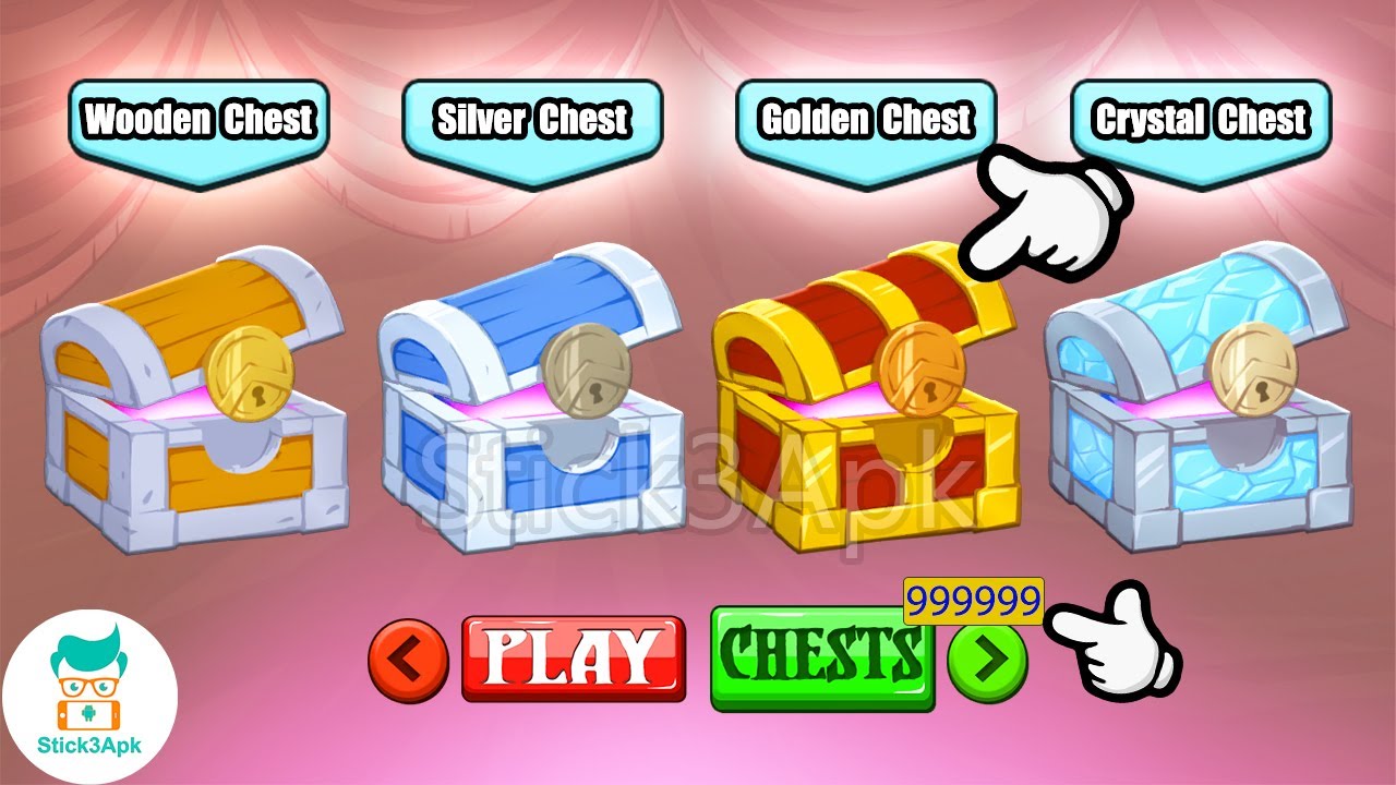 UNLOCKED ALL CHEST Wooden, Silver, Golden, Crystal x999999 Items | Stick War Legacy Mod | Stick3Apk