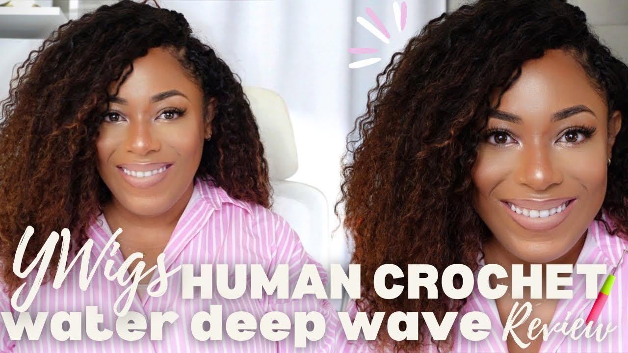 Обзор гелей для волос YWIGS WATER DEEP WAVE из натуральных человеческих волос для плетения крючко...