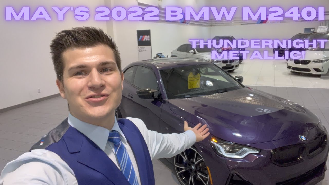 May's Thundernight Metallic 2022 BMW M240i