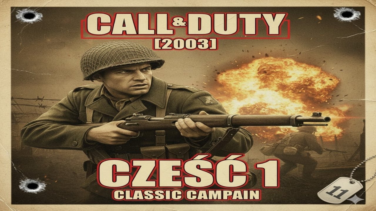 Call Of Duty 1 - Zagrajmy cz1 - Stara Dobra Wojenka (2026)