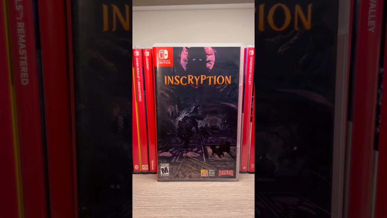Unboxing inscryption for Nintendo switch 
